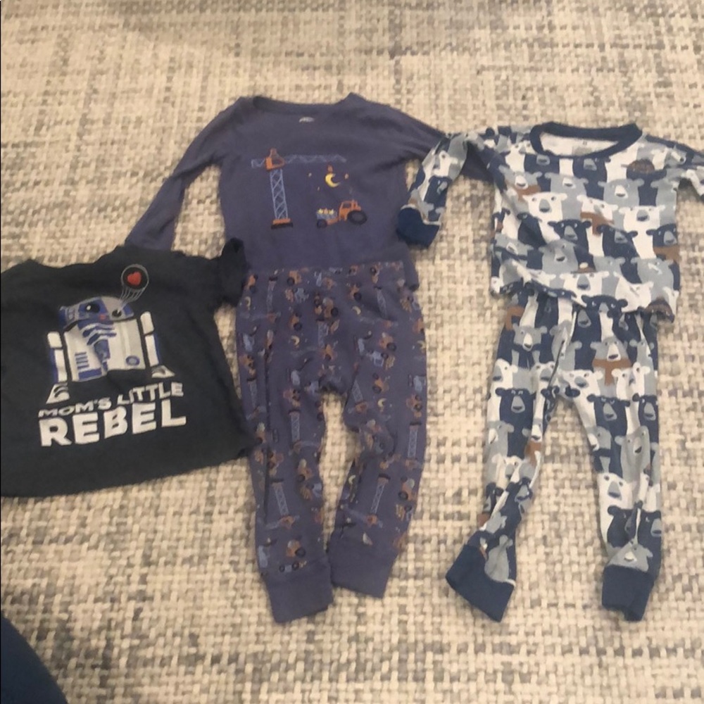 Bundle of pjs and top